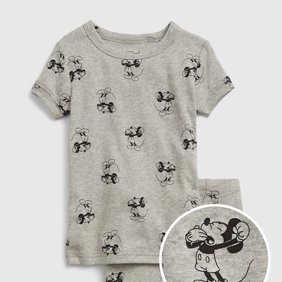 Disney Mickey Mouse 100% Organic Cotton PJ Set 5Y - Picture 1 of 6